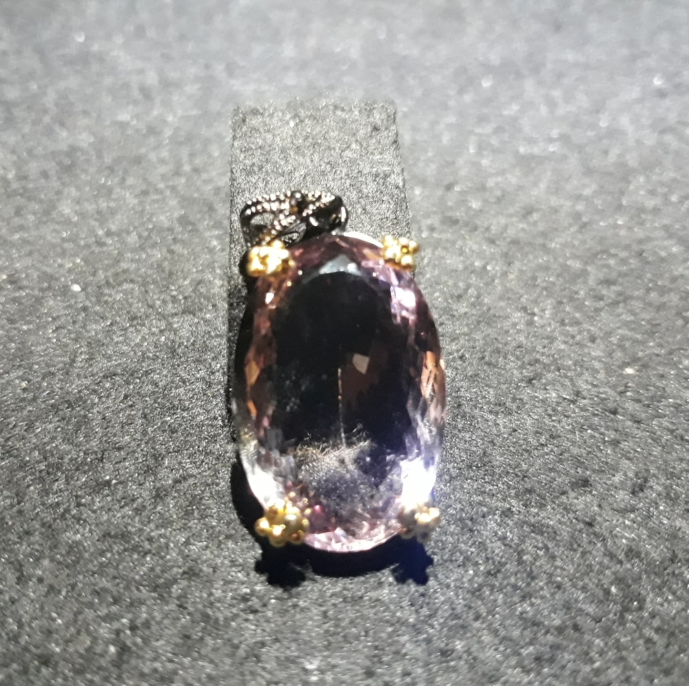 Natural Bi-Color Ametrine Gemstone Pendant S10
